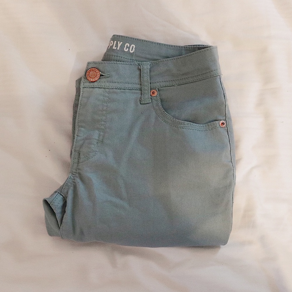 Bluish grayish pants